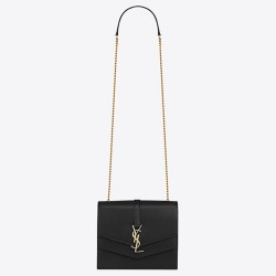 Saint Laurent Medium Sulpice Bag In Black Calfskin YSLBS81293