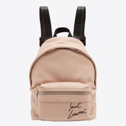 Saint Laurent Nude Mini Toy City Embroidered Backpack YSLBS81334