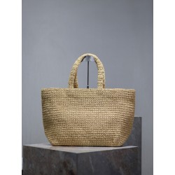 Saint Laurent Oversized Tote Bag in Naturel Raffia YSLBS81335