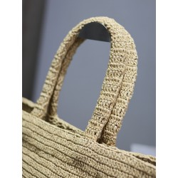 Saint Laurent Oversized Tote Bag in Naturel Raffia YSLBS81335