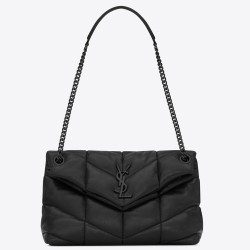 Saint Laurent So Black Loulou Puffer Small Bag YSLBS81384