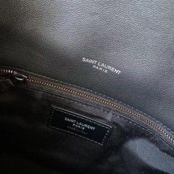 Saint Laurent So Black Loulou Puffer Toy Bag In Lambskin YSLBS81385