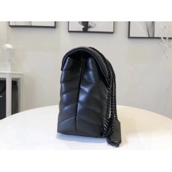 Saint Laurent So Black Loulou Small Shoulder Bag YSLBS81386