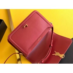 Saint Laurent Solferino Medium Bag In Red Calfskin YSLBS81393