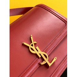 Saint Laurent Solferino Medium Bag In Red Calfskin YSLBS81393