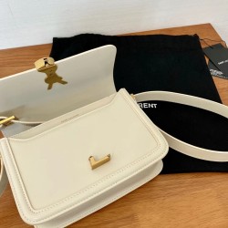 Saint Laurent Solferino Small Bag In White Calfskin YSLBS81403