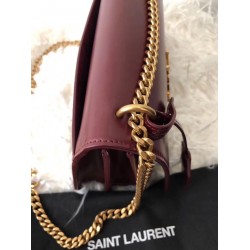 Saint Laurent Sunset Medium Bag In Bordeaxu Calfskin YSLBS81413