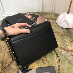 Saint Laurent Zoe Bag In Black Calfskin YSLBS81472