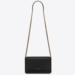 Saint Laurent Zoe Bag In Black Calfskin YSLBS81472